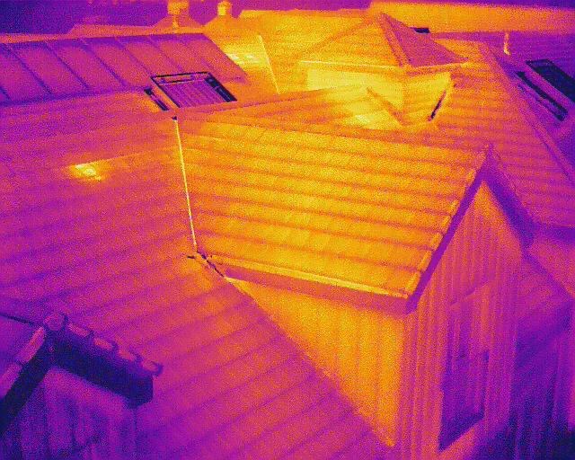 Thermal Imaging Roof Survey Image Boston